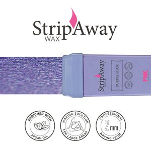 StripAway Wax Purple Glam Roll-on met Arganolie 100 ml